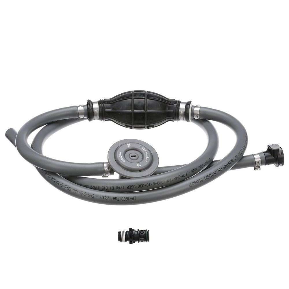 Suncoast Marine and Auto offers Attwood Universal Fuel Line Kit - 3/8" Dia. x 6 Length w/Sprayless Connectors Fuel Demand Valve [93806UUSD7]