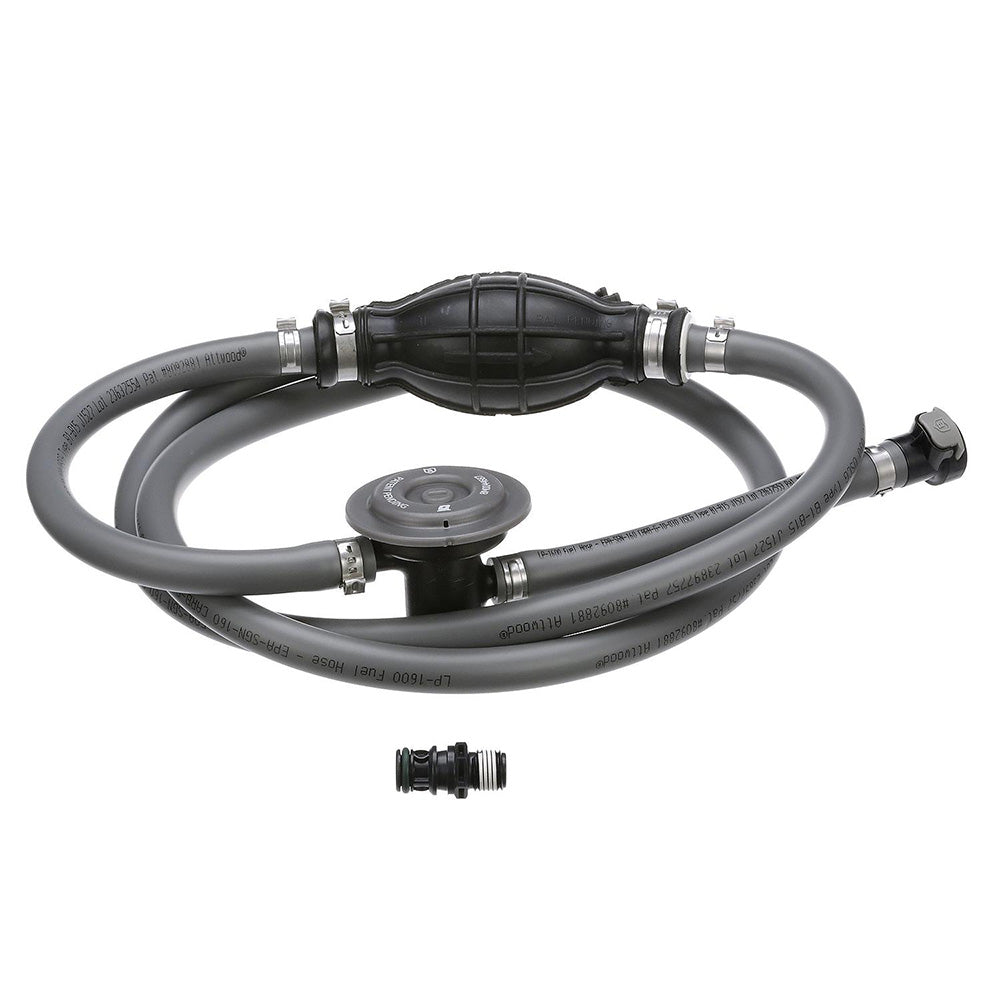 Suncoast Marine and Auto offers Attwood Mercury Fuel Line Kit - 3/8" Dia. x 6 Length w/Fuel Demand Valve [93806MUSD7]