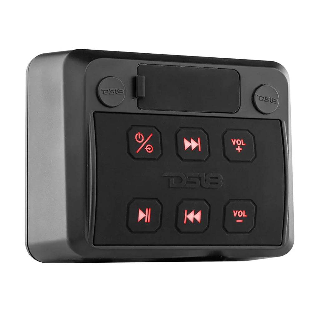 Suncoast Marine and Auto offers DS18 HYDRO Square Marine Waterproof Audio Receiver w/Aux Input, Bluetooth, USB Universal Pod [ENSBTRC-SQ]