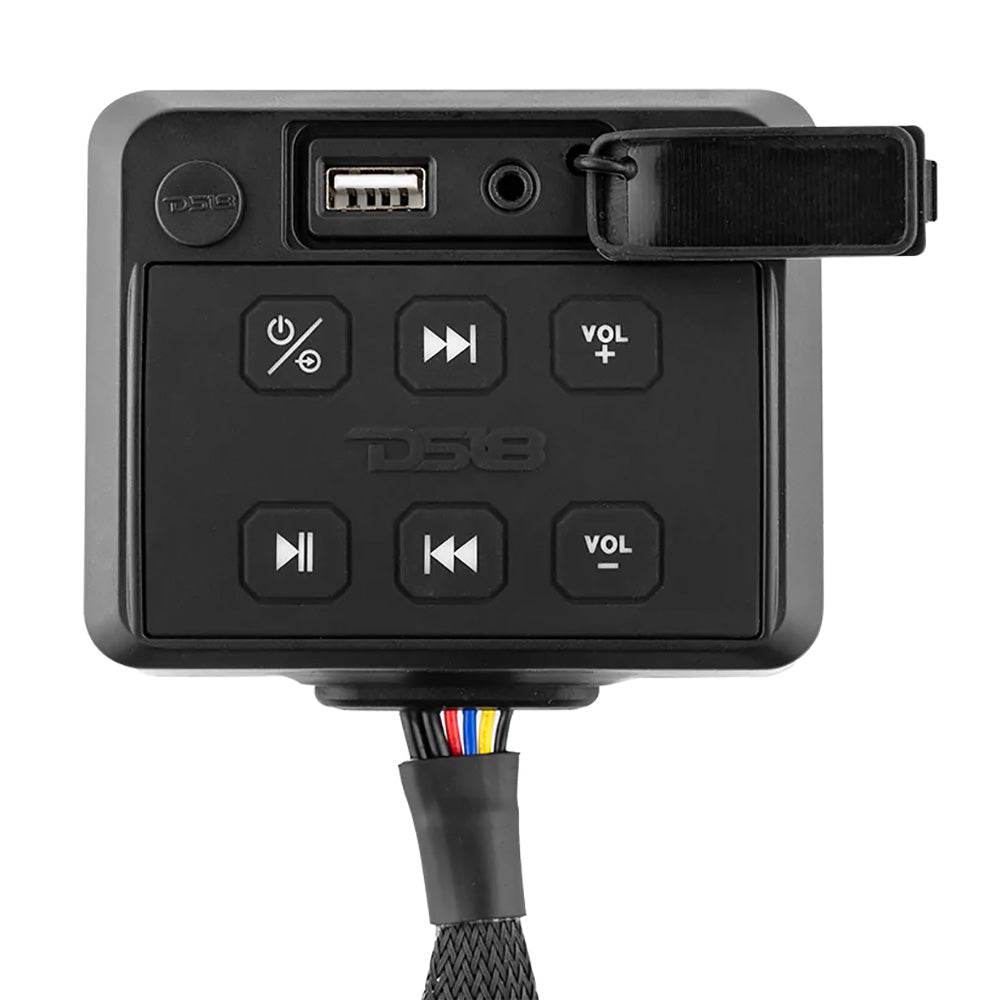 Suncoast Marine and Auto offers DS18 HYDRO Square Marine Waterproof Audio Receiver w/Aux Input, Bluetooth, USB Universal Pod [ENSBTRC-SQ]