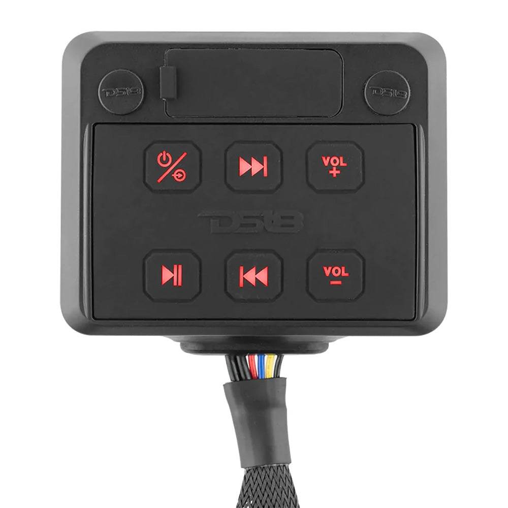 Suncoast Marine and Auto offers DS18 HYDRO Square Marine Waterproof Audio Receiver w/Aux Input, Bluetooth, USB Universal Pod [ENSBTRC-SQ]