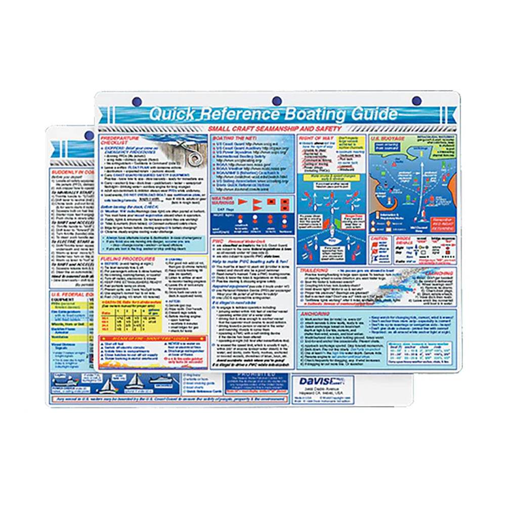 Suncoast Marine and Auto offers Davis Quick Reference Boating Guide Card [128]