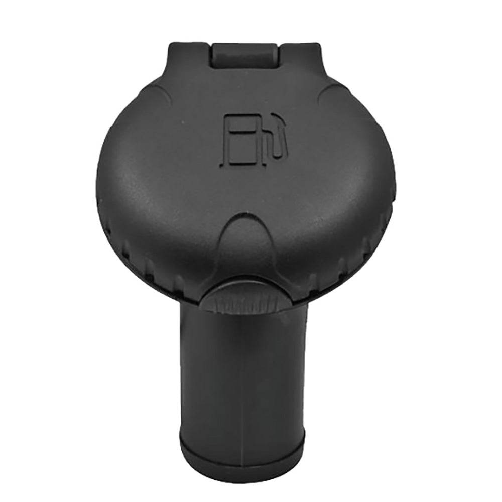 Suncoast Marine and Auto offers Attwood Deck Fill f/Carbon Canister System - Angled Body Scalloped Black Plastic Cap [99DFCCAB1S]