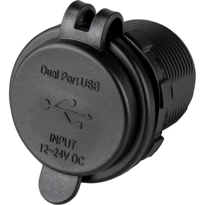 Suncoast Marine and Auto offers Sea-Dog Round Dual USB USB-C Power Socket [426516-1]