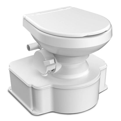 Suncoast Marine and Auto offers Dometic White M65 Marine Gravity Toilet - Standard Seat Size w/Foot Pedal [312070001]