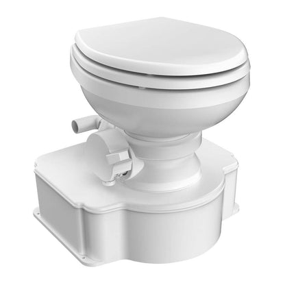 Suncoast Marine and Auto offers Dometic White M65 Marine Gravity Toilet - Elongated Seat Size w/Foot Pedal [312500001]