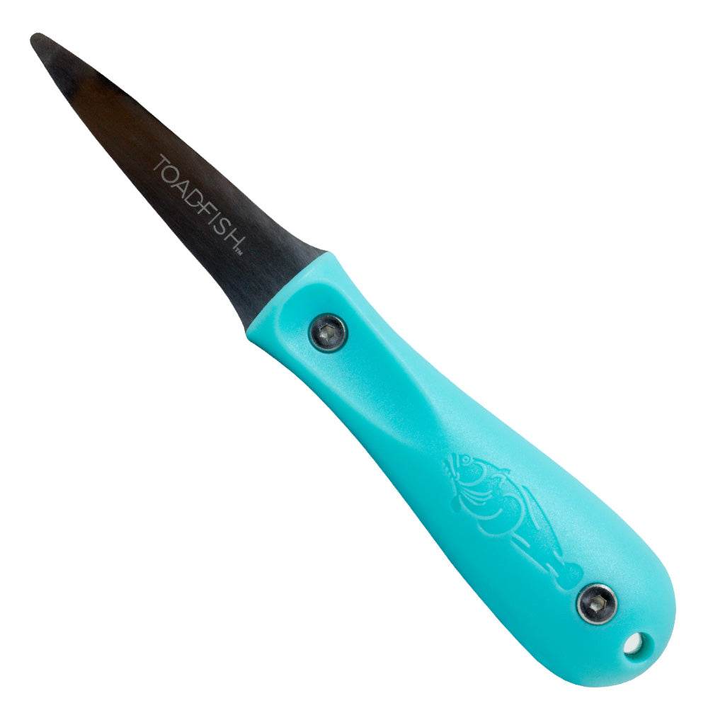 Suncoast Marine and Auto offers Toadfish Put Em Back Oyster Knife - Teal [1001]