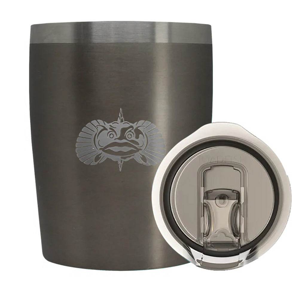 Suncoast Marine and Auto offers Toadfish Non-Tipping 10oz Rocks Tumbler - Graphite [1077]