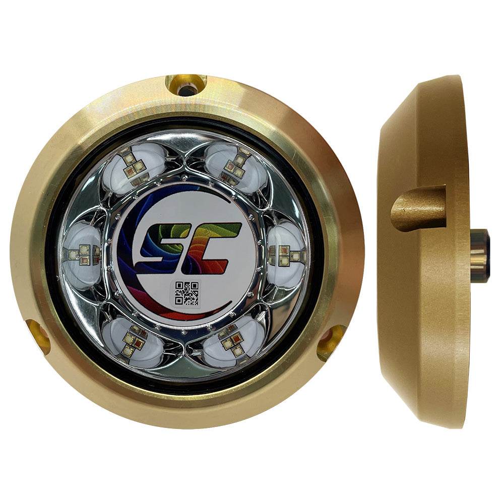 Suncoast Marine and Auto offers Shadow-Caster SC3 Series CC (Full Color Change) Bronze Surface Mount Underwater Light [SC3-CC-BZSM]