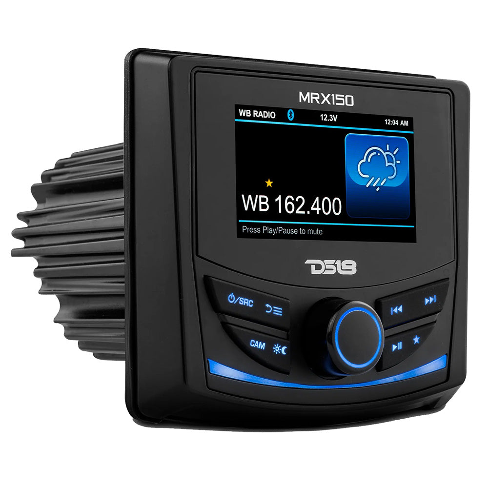 Suncoast Marine and Auto offers DS18 MRX150 2 Zone Marine Powersports Head Unit w/3" Color TFT Display Bluetooth - 4 x 40W [MRX150]