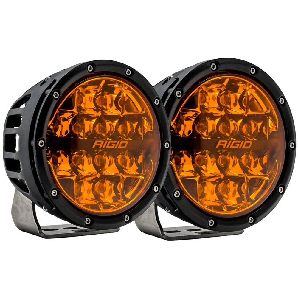 Suncoast Marine and Auto offers RIGID Industries 360 Series 6" Spot w/Amber Pro Lens - Pair [36210]