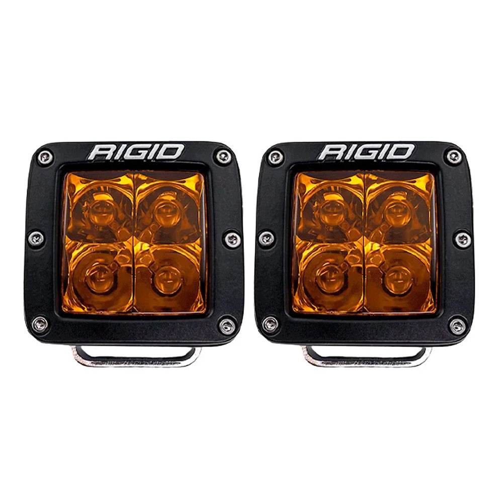 Suncoast Marine and Auto offers RIGID Industries D-Series Spot w/Amber Pro Lens - Pair [20252]