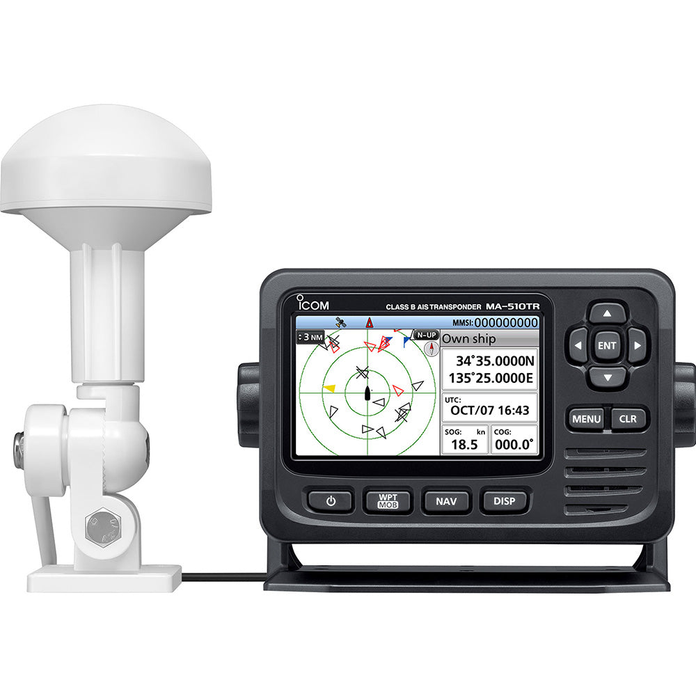 Suncoast Marine and Auto offers Icom MA-510TR AIS Transponder w/Antenna 4.3" Display [MA510TR 13]