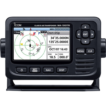 Suncoast Marine and Auto offers Icom MA-510TR AIS Transponder w/Antenna 4.3" Display [MA510TR 13]