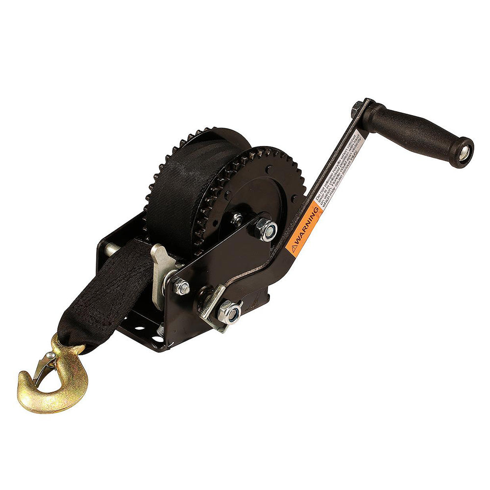 Suncoast Marine and Auto offers Attwood 2000 lb Dual Drive Winch - 2" x 20 Nylon Strap [11195-4]