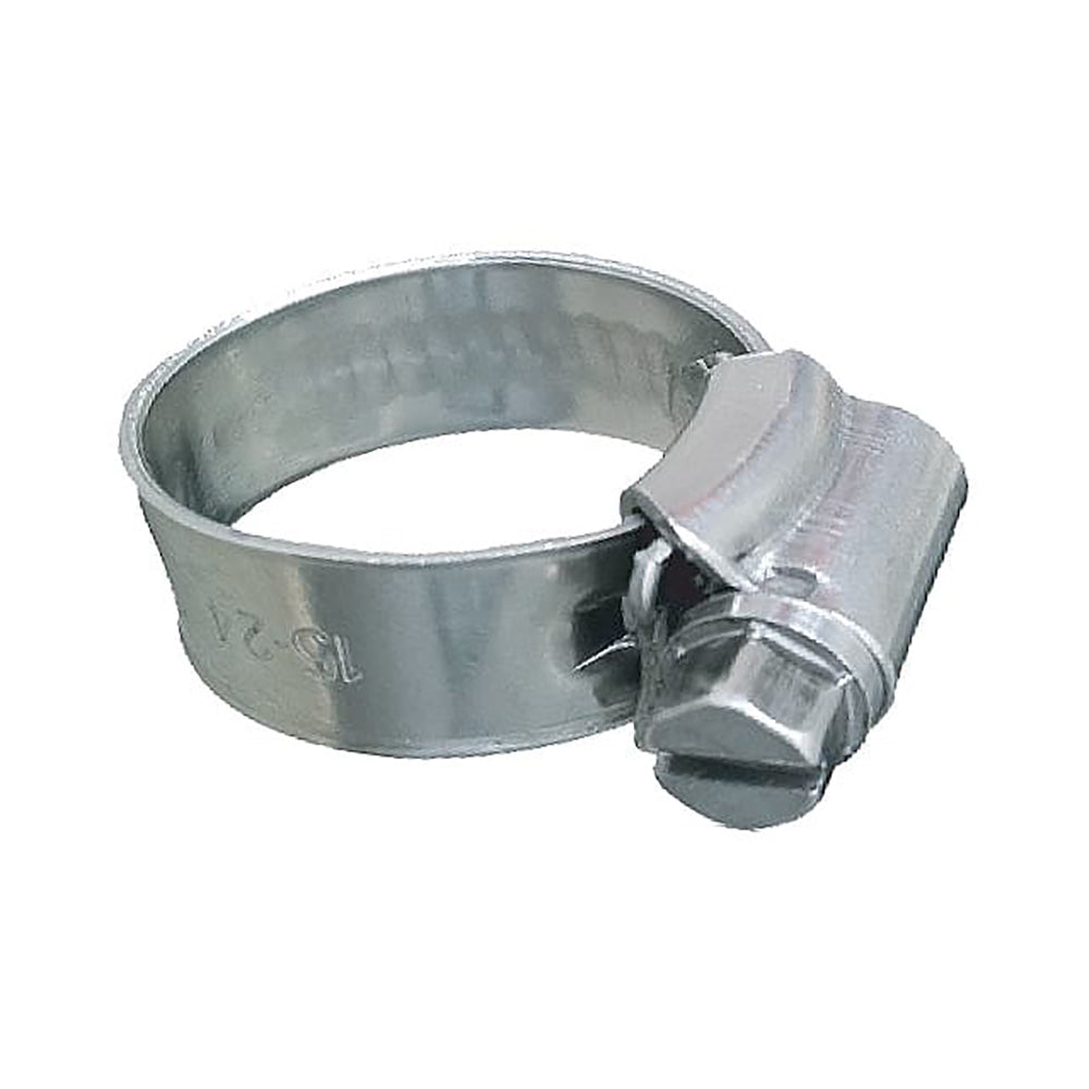 Suncoast Marine and Auto offers Trident Marine 316 SS Non-Perforated Worm Gear Hose Clamp - 3/8" Band - 7/16"21/32" Clamping Range - 10-Pack - SAE Size 4 [705-0561]