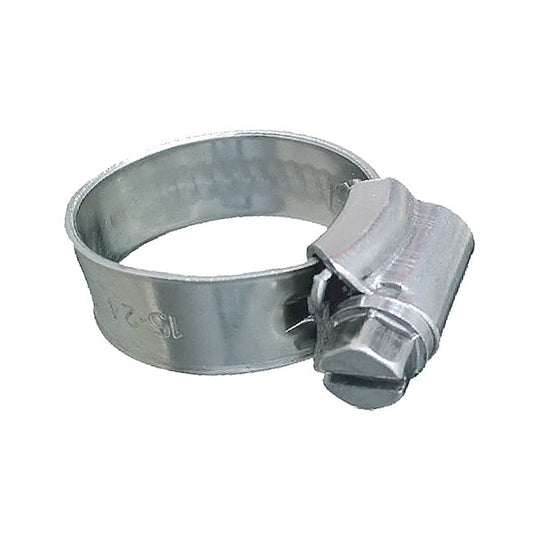 Suncoast Marine and Auto offers Trident Marine 316 SS Non-Perforated Worm Gear Hose Clamp - 3/8" Band - 5/8"15/16" Clamping Range - 10-Pack - SAE Size 8 [705-0121]