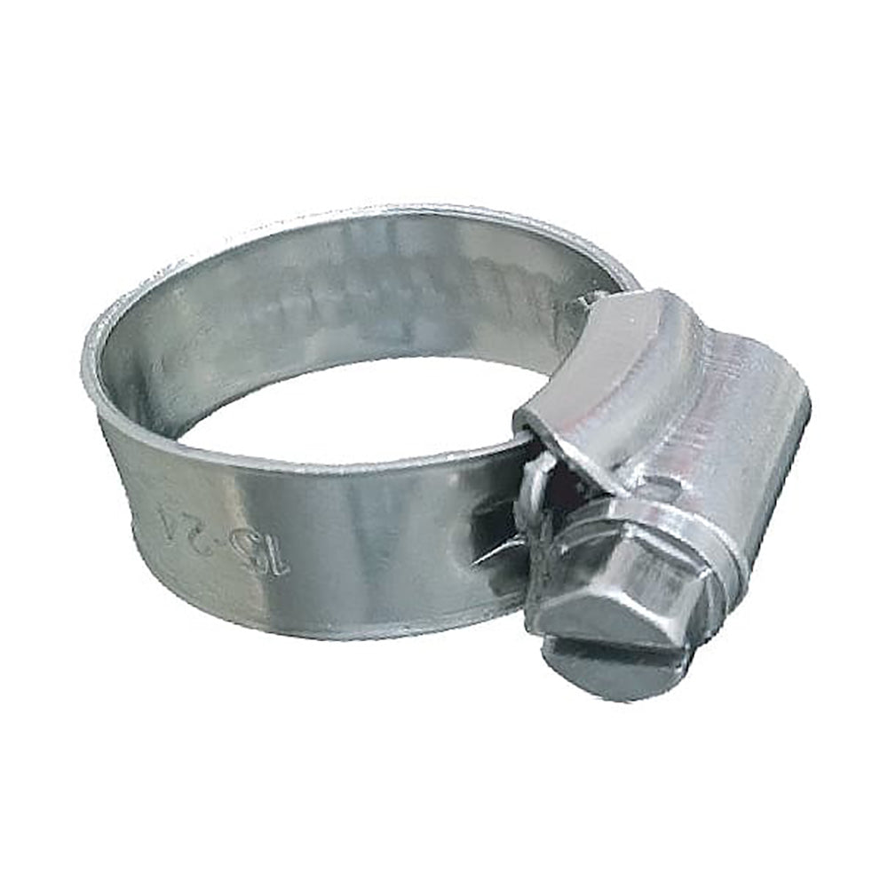 Suncoast Marine and Auto offers Trident Marine 316 SS Non-Perforated Worm Gear Hose Clamp - 3/8" Band - (5/16" 9/16") Clamping Range - 10-Pack - SAE Size 3 [705-0141]