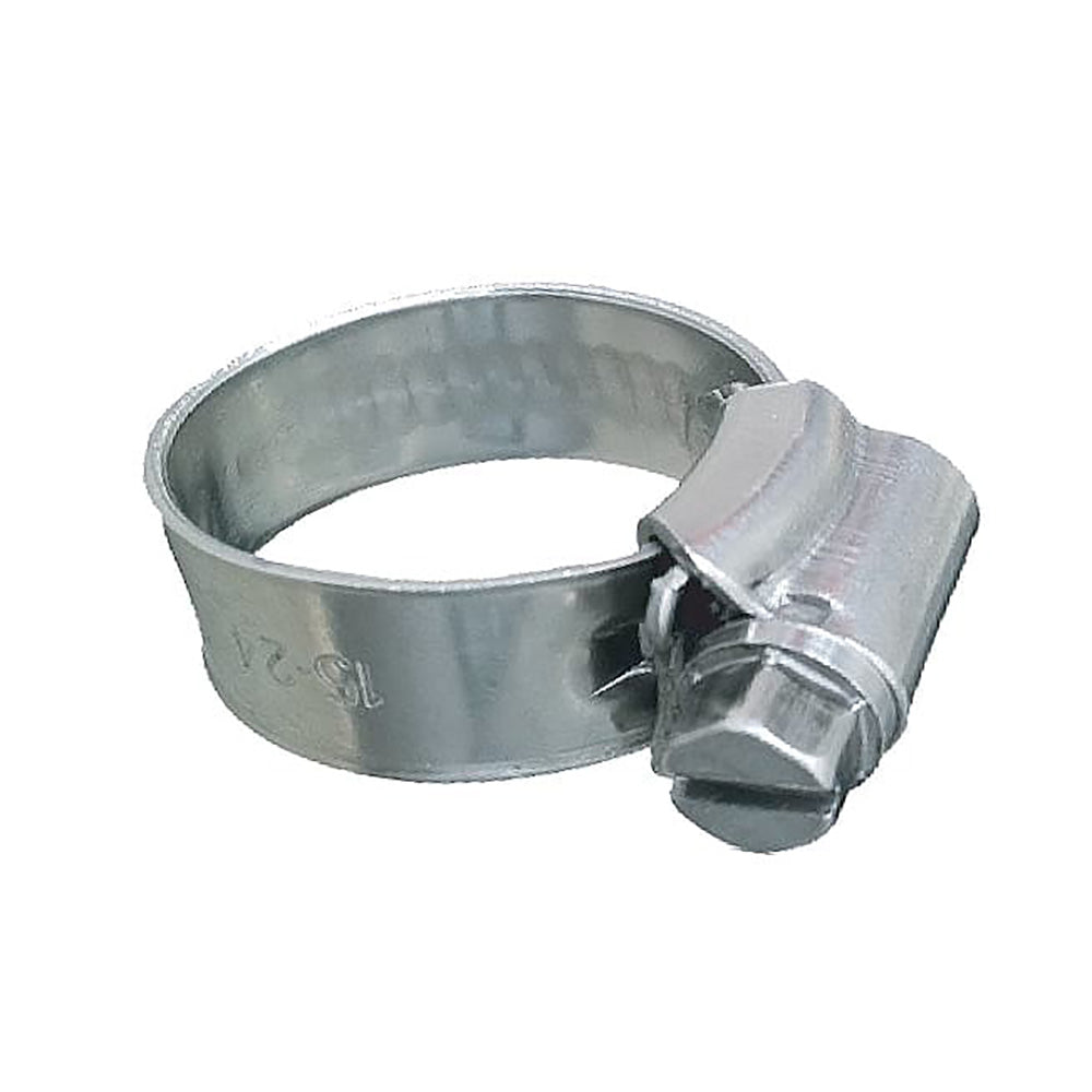 Suncoast Marine and Auto offers Trident Marine 316 SS Non-Perforated Worm Gear Hose Clamp - 3/8" Band - (1-1/16" 1-1/2") Clamping Range - 10-Pack - SAE Size 16 [705-1001]