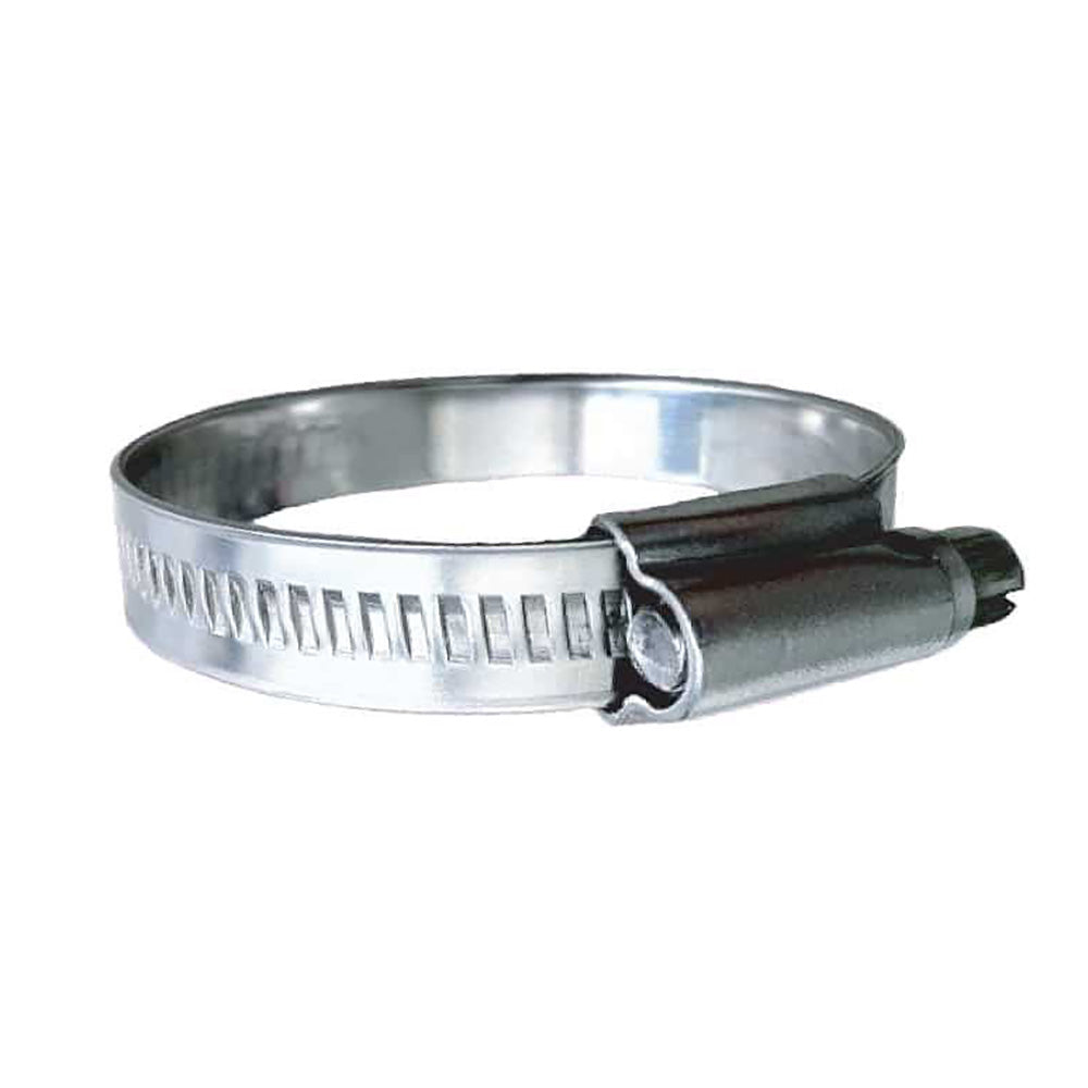 Suncoast Marine and Auto offers Trident Marine 316 SS Non-Perforated Worm Gear Hose Clamp - 15/32" Band - (7/8" 1-1/4") Clamping Range - 10-Pack - SAE Size 12 [710-0341]