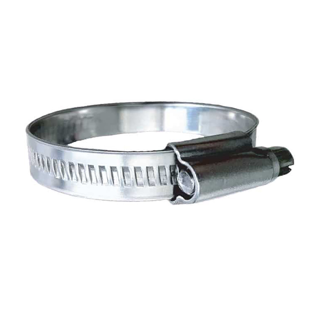 Suncoast Marine and Auto offers Trident Marine 316 SS Non-Perforated Worm Gear Hose Clamp - 15/32" Band - (1-1/16" 1-1/2") Clamping Range - 10-Pack - SAE Size 16 [710-1001]