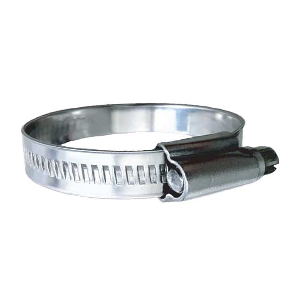 Suncoast Marine and Auto offers Trident Marine 316 SS Non-Perforated Worm Gear Hose Clamp - 15/32" Band - (1-3/4" 2-1/4") Clamping Range - 10-Pack - SAE Size 28 [710-1121]