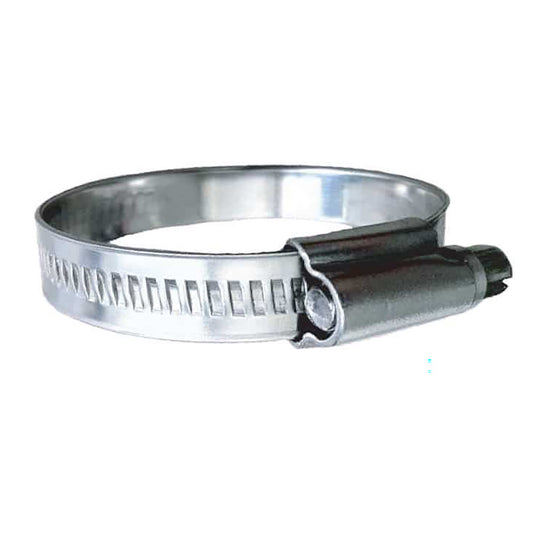 Suncoast Marine and Auto offers Trident Marine 316 SS Non-Perforated Worm Gear Hose Clamp - 3/8" Band - (1-1/2" - 2") Clamping Range - 10-Pack - SAE Size 24 [710-1381]