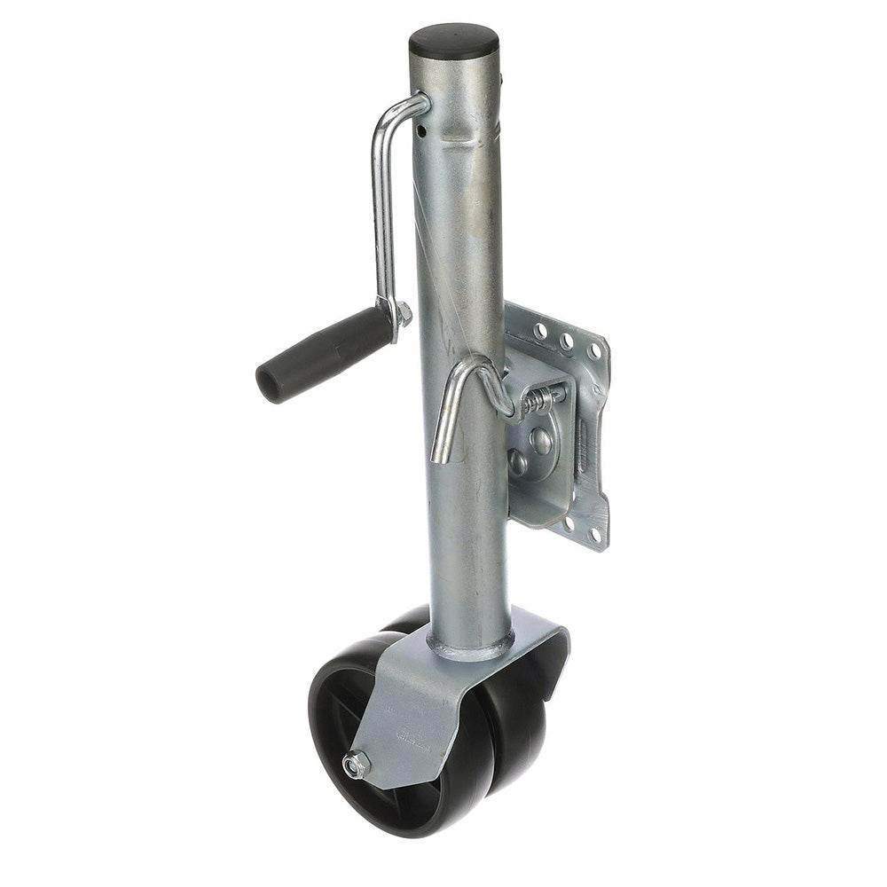 Suncoast Marine and Auto offers Attwood Fold-Up Trailer Jack - 1500 lb Capacity - Dual Wheel [11126-4]