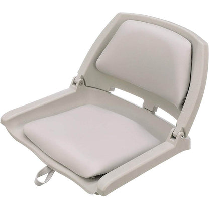 Suncoast Marine and Auto offers Attwood Swivl-Eze Padded Flip Seat - Grey [98391GY]