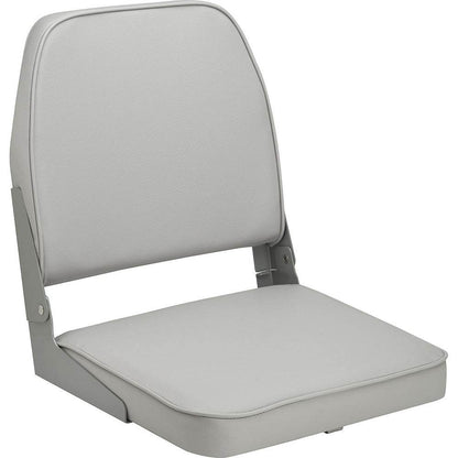 Suncoast Marine and Auto offers Attwood Swivl-Eze Low Back Padded Flip Seat - Grey [98395GY]