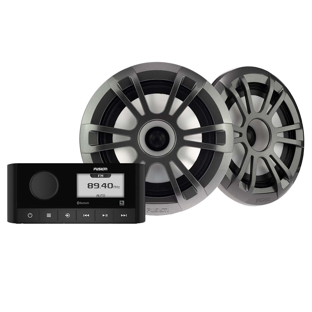 Suncoast Marine and Auto offers Fusion MS-RA60 6.5" EL Sports Speaker Kit - Grey Speakers [010-02405-61]