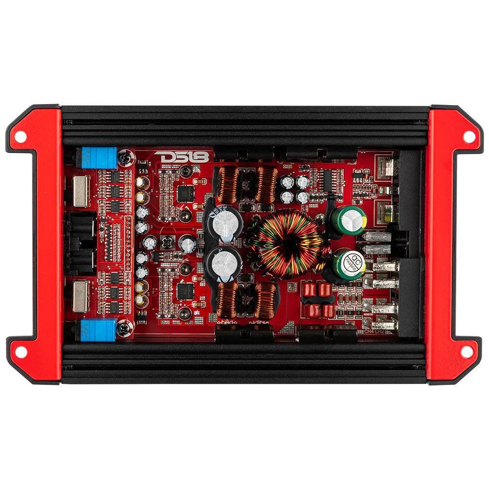 Suncoast Marine and Auto offers DS18 Audio G1000.4D Full-Range Class D 4-Channel Amplifier - 1000W [G1000.4D]