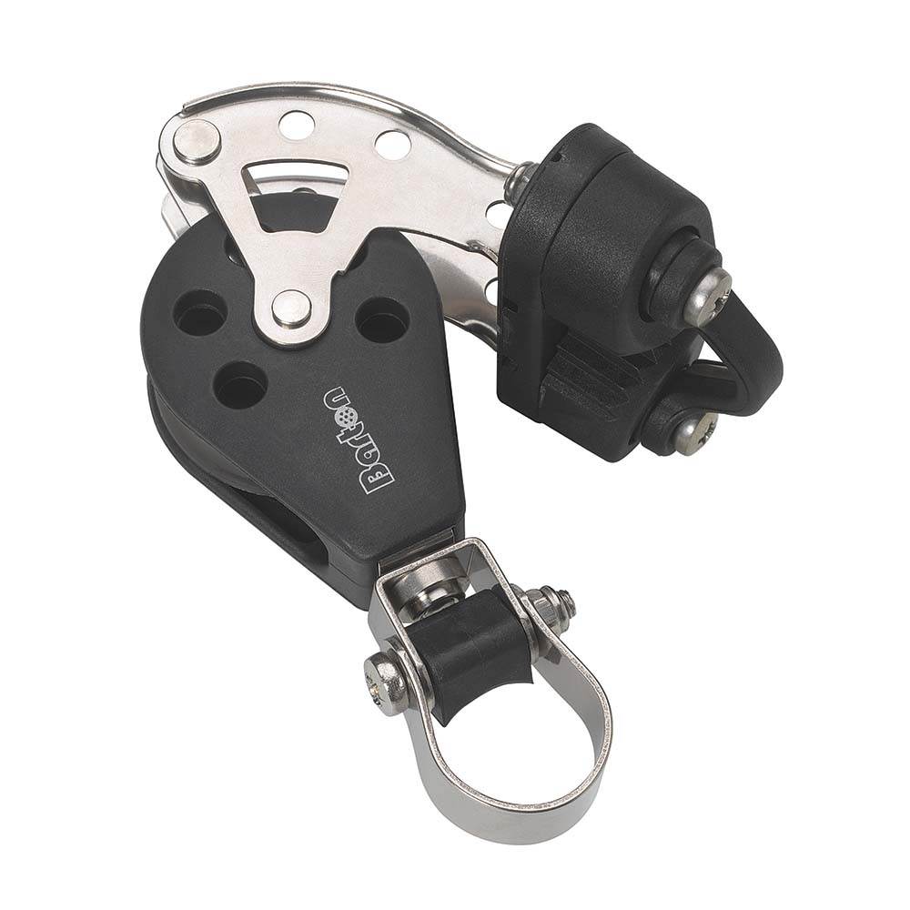 Suncoast Marine and Auto offers Barton Marine Size 3 Stanchion Lead Block - Single w/Becket Cam Cleat [N03591]