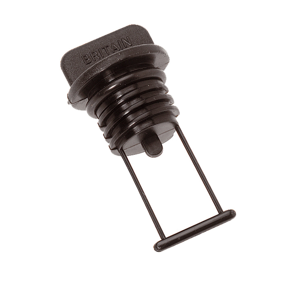 Suncoast Marine and Auto offers Barton Marine Drain Plug - Black 15mm (19/32") [42357]