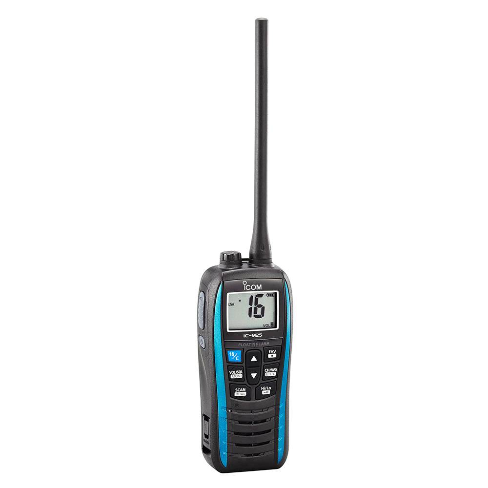 Suncoast Marine and Auto offers Icom M25 Floating Handheld VHF Marine Radio - 5W - Marine Blue [M25-51]