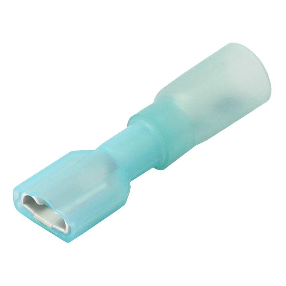 Suncoast Marine and Auto offers Pacer 16-14 AWG Heat Shrink Female Disconnect - 100 Pack [TDE14-250FI-100]