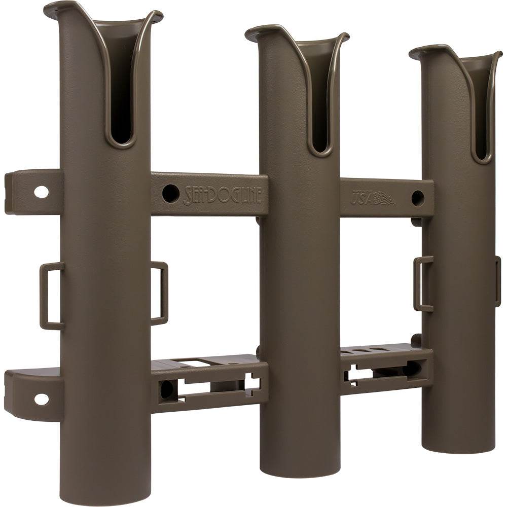 Suncoast Marine and Auto offers Sea-Dog Triple Threat Three Pole Rod Holder - Flat Dark Earth [325034-1]