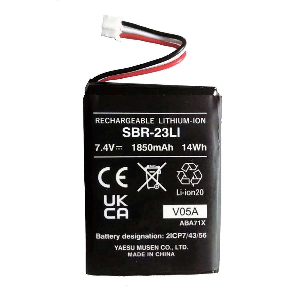 Suncoast Marine and Auto offers Standard Horizon SBR-23LI Li-Ion Battery Pack f/HX210 [SBR-23LI]