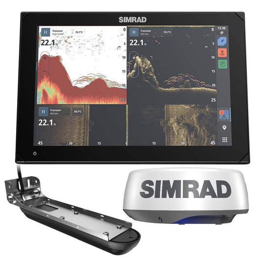 Suncoast Marine and Auto offers Simrad NSX 3012 Radar Bundle - HALO20+ Radar Dome Active Imaging 3-in-1 Transducer [000-15378-001]