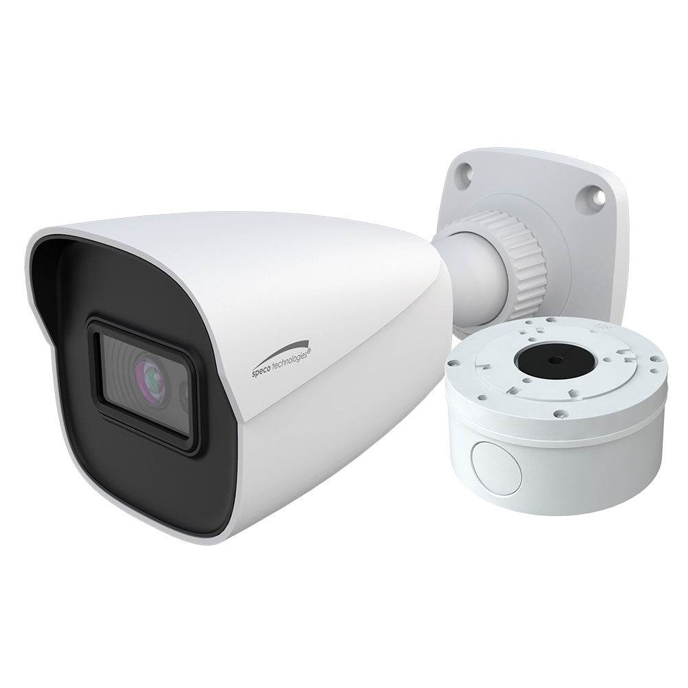 Suncoast Marine and Auto offers Speco 4MP H.265 AI Bullet IP IR Camera - 2.8mm Lens Junction Box [O4B9]