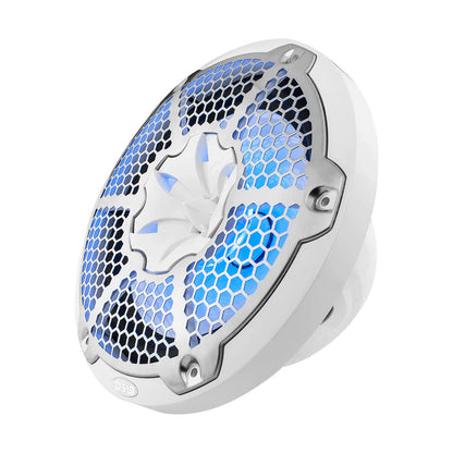 Suncoast Marine and Auto offers DS18 HYDRO 10" 2-Way Speakers w/Bullet Tweeter Integrated RGB LED Lights - White [NXL-10M/WH]