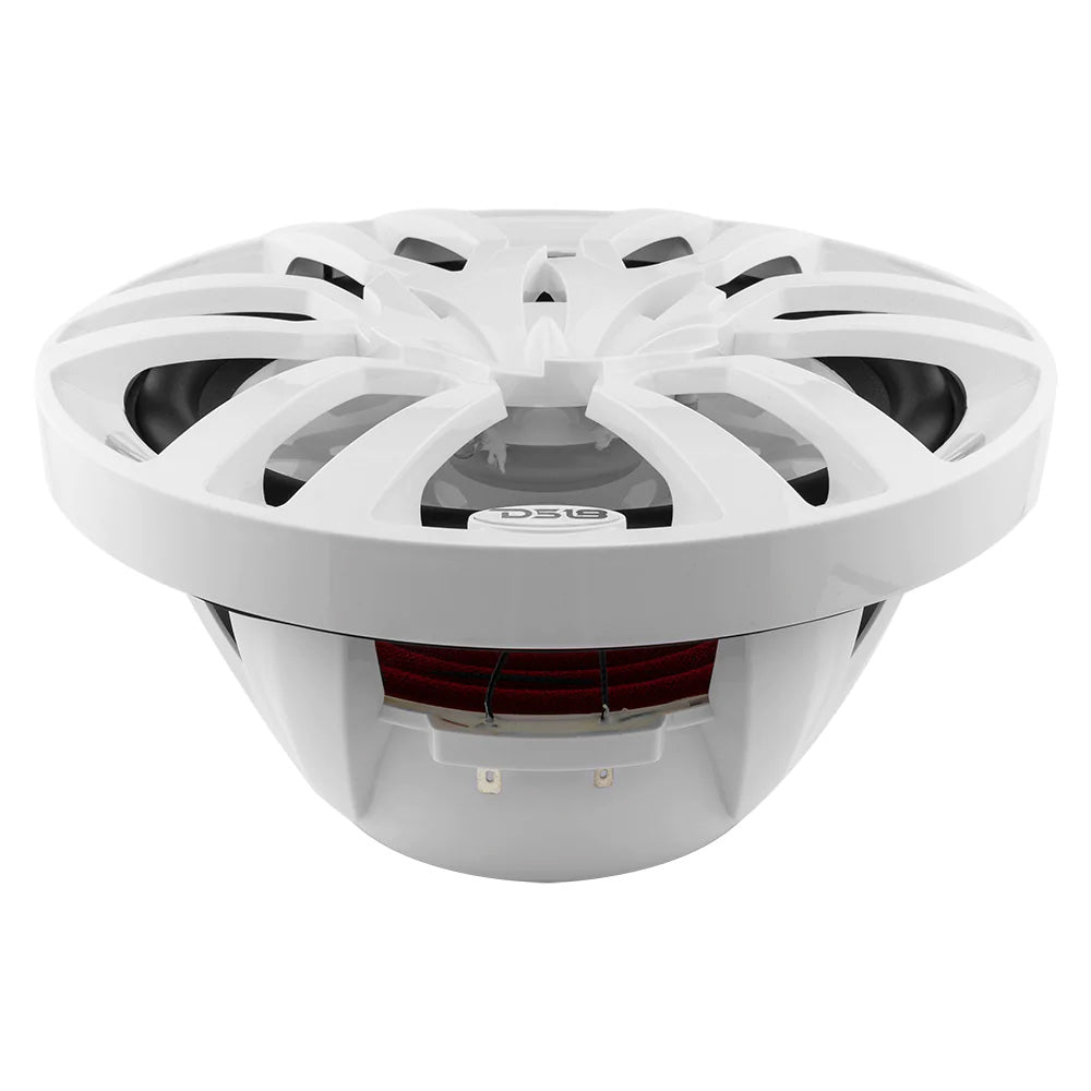 Suncoast Marine and Auto offers DS18 HYDRO 10" 2-Way Marine Speakers w/Bullet Tweeters Integrated RGB LED Lights - White [NXL-10/WH]