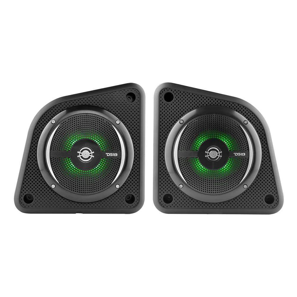 Suncoast Marine and Auto offers DS18 Universal Shallow Enclosure w/100W Marine Speaker - Black [EN6SLIM/BK]