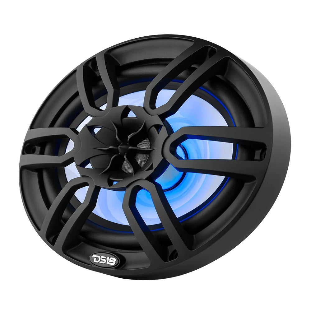 Suncoast Marine and Auto offers DS18 HYDRO 6 x 9" 2-Way Marine Speakers w/Integrated RGB LED Lights - 375W - Black [NXL-69/BK]