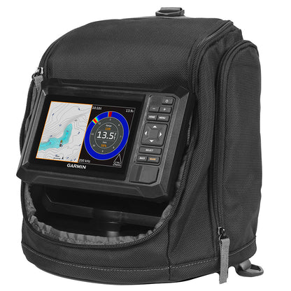 Suncoast Marine and Auto offers Garmin ECHOMAP UHD2 Keyed 5" cv Ice Fishing Bundle w/ECHOMAP UHD2 53cv Dual Beam-IF Transducer [010-02590-35]