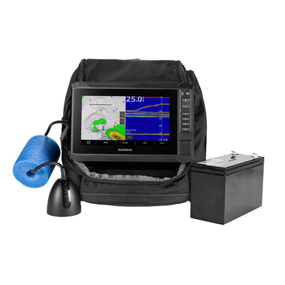 Suncoast Marine and Auto offers Garmin ECHOMAP UHD2 7" sv Ice Fishing Bundle w/ECHOMAP UHD2 73sv GT10HN-IF Transducer [010-02684-35]