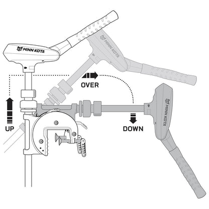 Suncoast Marine and Auto offers Minn Kota Traxxis 55 Freshwater Trolling Motor - Transom Mount - 12V - 55lb - 42" [1368716M]