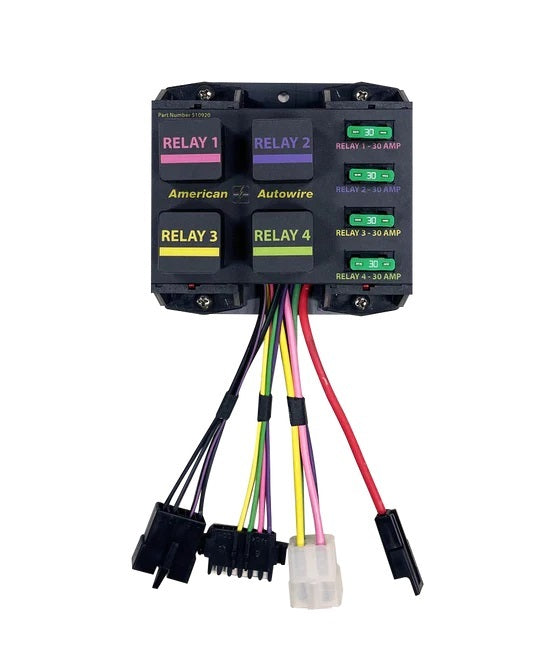 Suncoast Marine and Auto offers AMERICAN AUTOWIRE - Banked Relay System 4 Relays