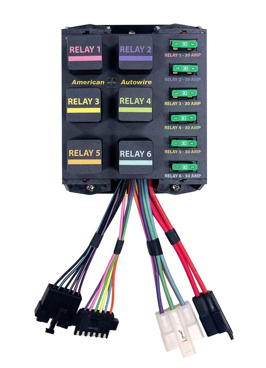 Suncoast Marine and Auto offers AMERICAN AUTOWIRE - Banked Relay System 6 Relays