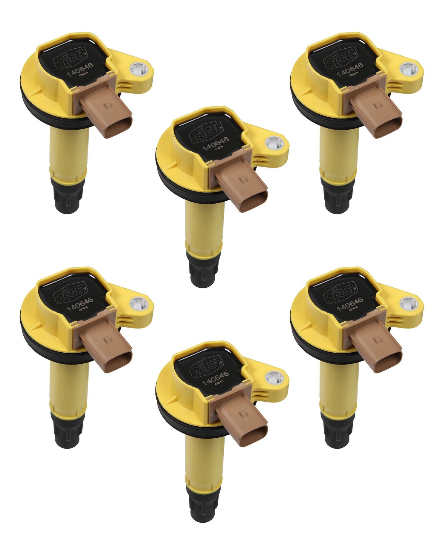 Suncoast Marine and Auto offers Coil - Ford 3.5L V6 EcoBoost 6pk - Yellow (ACL140646-6)